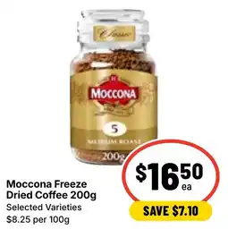 Ritchies Moccona Freeze Dried Coffee offer