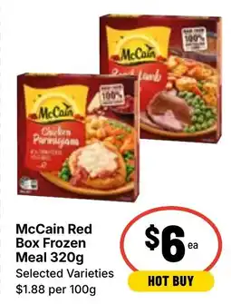Ritchies McCain Red Box Frozen Meal offer