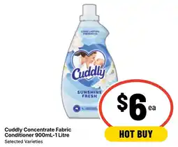 Ritchies Cuddly Concentrate Fabric Conditioner offer