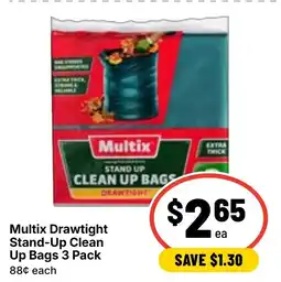 Ritchies Multix Drawtight Stand-Up Clean Up Bags offer