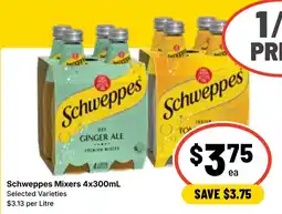 Ritchies Schweppes Mixers offer