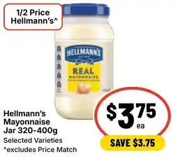 Ritchies Hellmann's Mayonnaise Jar offer
