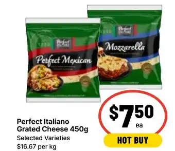 Ritchies Perfect Italiano Grated Cheese offer
