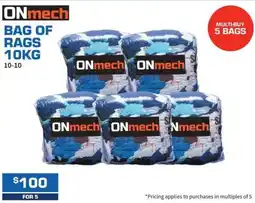 Burson Auto Parts Bag of rags offer