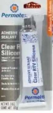 Burson Auto Parts Permatex silicones offer