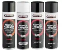 Burson Auto Parts ACRYLIC LACQUER offer