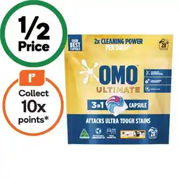 Woolworths OMO Ultimate Laundry Liquid 2 Litre or Capsules Pk 28 offer