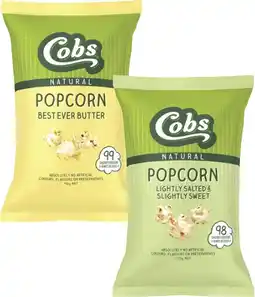Coles Cobs Popcorn-120g offer
