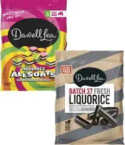 Coles Darrell Lea Batch 37 or Allsorts Liquorice 260g-270g offer