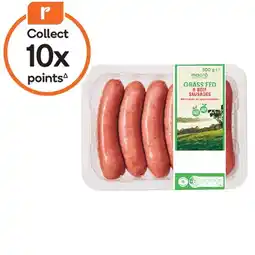 Woolworths Macro Grass Fed Beef Sausage Varieties offer