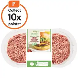 Woolworths Macro Australian Grass Fed Beef Burgers offer