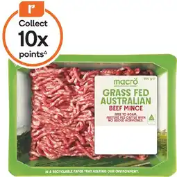 Woolworths Macro Australian Grass Fed Beef Mince offer