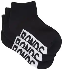 Coles Bonds Kid's Logo ¼ Crew Sock offer