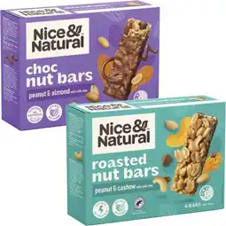 Coles Nice & Natural Nut Bars-192g offer
