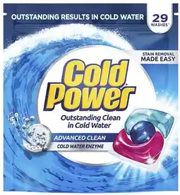 Coles Cold Power Laundry Capsules offer