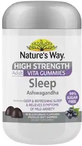 Coles Nature's Way High Strength Adult Vita Gummies Sleep offer