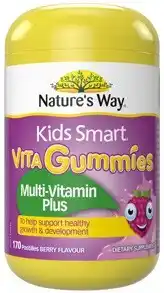 Coles Nature's Way Kids Smart Vita Gummies Multi-Vitamin Plus offer