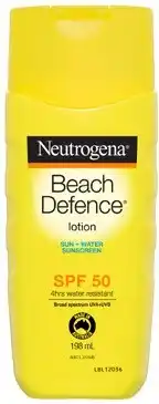Coles Neutrogena Beach Defence Sunscreen Lotion SPF50 offer