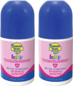 Coles Banana Boat Baby Roll On Sunscreen SPF50+ offer