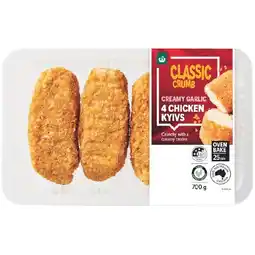 Woolworths Woolworths Boneless Kyiv Varieties with RSPCA Approved Chicken offer