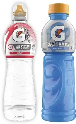 Coles Gatorade Sports Drink or G Active Water 600mL offer