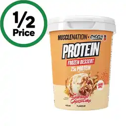 Woolworths Muscle Nation Protein Frozen Dessert offer