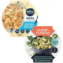 Woolworths Ruffie, Lean Cuisine or On The Menu Meal Bowls 350g offer