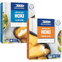 Woolworths Sealord Hoki Fish Fillets offer