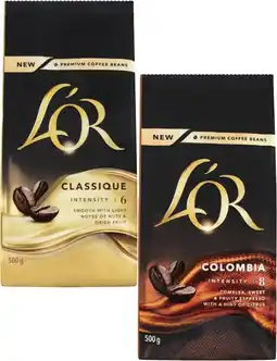 Coles L'Or Coffee Beans offer