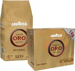Coles Lavazza Qualita Oro Coffee Beans or Ground 1kg offer