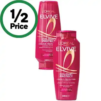 Woolworths L'Oréal Elvive Shampoo or Conditioner 340ml offer