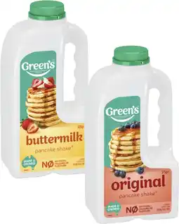 Coles Green's Pancake Mix-375g offer