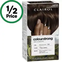 Woolworths Clairol Colour Strong Permanent Hair Colour offer