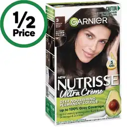 Woolworths Garnier Nutrisse Permanent Hair Colour offer