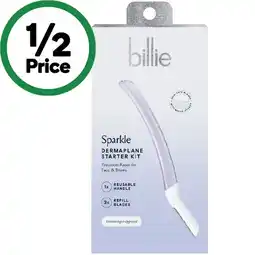 Woolworths Billie Sparkle Dermaplane Starter Kit offer
