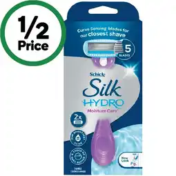 Woolworths Schick Silk Hydro Razor Kit offer