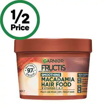 Woolworths Garnier Fructis Hair Food offer