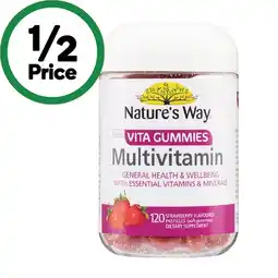 Woolworths Nature’s Way Vita Gummies for Adults Multivitamin offer