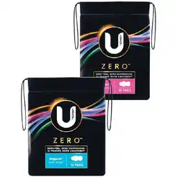 Woolworths U by Kotex Zero Pads-12 offer