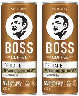 Coles Boss Iced Coffee offer