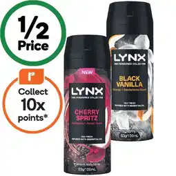 Woolworths Lynx Premium Body Spray offer