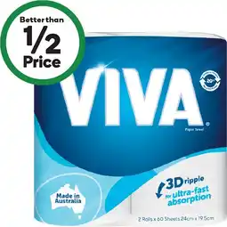 Woolworths VIVA Paper Towel offer