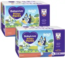 Coles BabyLove Jumbo Nappy Pants-56 Pack offer