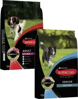 Coles Supercoat Dry Dog Food-2.8kg offer