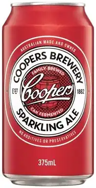 Coles Coopers Sparkling Ale Cans offer
