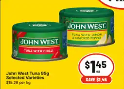 IGA John west tuna offer
