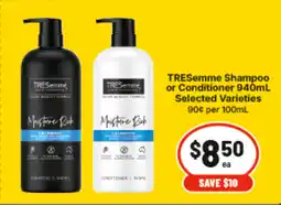 IGA Tresemme shampoo or conditioner offer