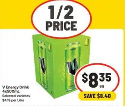 IGA V Energy Drink offer