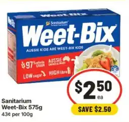 IGA Sanitarium Weet-Bix offer