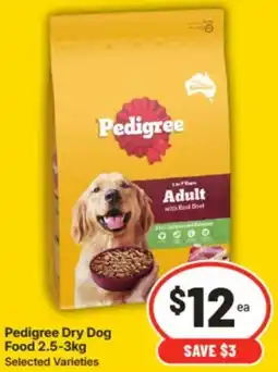 IGA Pedigree Dry Dog Food offer